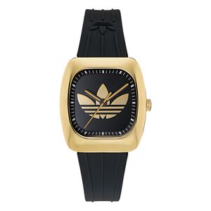 Adidas Unisex Uhr RETRO WAVE ONE Silikon schwarz AOSY26001