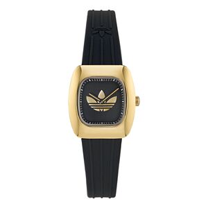 Adidas Damen Uhr RETRO WAVE ONE XS Silikon schwarz AOSY26004