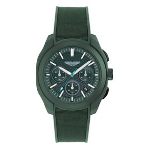 ASTON MARTIN Herren Uhr Chronograph Armbanduhr AML THRILL MTRC1S605 Silikon