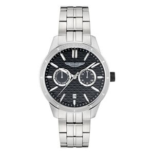 ASTON MARTIN Herren Uhr Analog Quarz AML ICON MTIH2S603 Edelstahl
