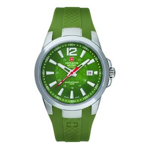 Swiss Alpine Military Herren Uhr Analog Quarz 7058.1838SAM Silikon