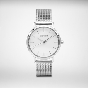 Esprit Damen Uhr Armbanduhr EVERYDAY Edelstahl Silber H.88664078
