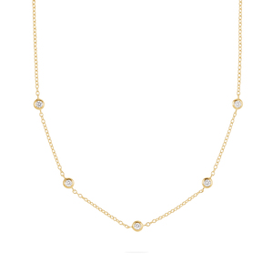 Esprit Damen Kette Halskette Silber goldfarben S.88672801