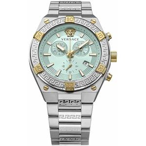 Versace Herren Uhr Armbanduhr Chronograph Sporty GRECA VESO01223 Edelstahl