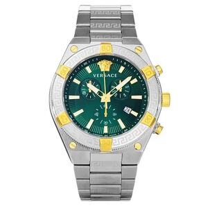 Versace Herren Uhr Armbanduhr Chronograph Sporty GRECA VESO01524 Edelstahl