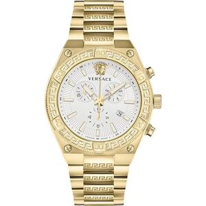 Versace Herren Uhr Armbanduhr Chronograph Sporty GRECA VESO00822 Edelstahl