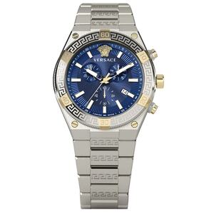 Versace Herren Uhr Armbanduhr Chronograph Sporty GRECA VESO00522 Edelstahl