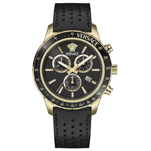 Versace Herren Uhr Armbanduhr SPORT CHRONO VEZCA0224 Leder