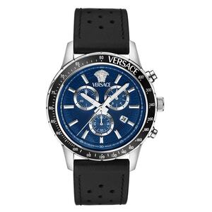 Versace Herren Uhr Armbanduhr SPORT CHRONO VEZCA0124 Leder