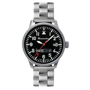 Aristo Herren Messerschmitt Uhr Fliegeruhr Rote 7 ME-109 Ref. 109-42R7-MB