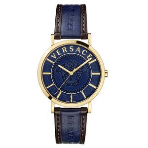 Versace Damen Uhr Armbanduhr V-ESSENTIAL VEJ400321 Leder