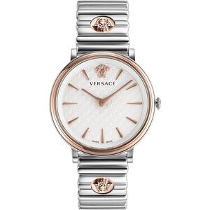 Versace Damen Uhr Armbanduhr V-Circle VE8105022 Edelstahl