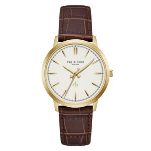 rag & bone Herren Analog Quarz Uhr Manston RBG260021 Leder