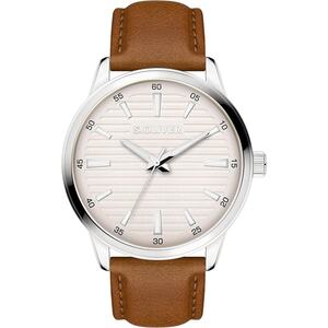s.Oliver Herren Uhr Armbanduhr Leder SO-4410-LQ