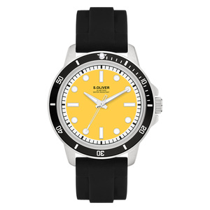 s.Oliver Herren Uhr Armbanduhr Silikon SO-4422-PQ