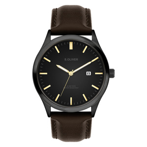 s.Oliver Herren Uhr Armbanduhr Leder SO-4427-LQ