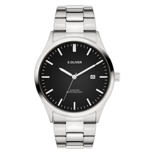 s.Oliver Herren Uhr Armbanduhr Edelstahl SO-4434-MQ