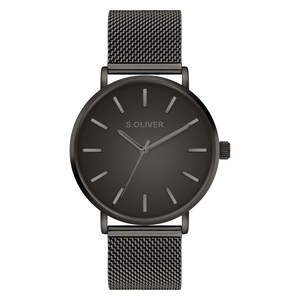 s.Oliver Herren Uhr Armbanduhr Edelstahl SO-4438-MQ