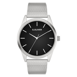 s.Oliver Herren Uhr Armbanduhr Edelstahl SO-4443-MQ