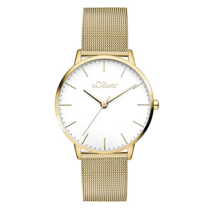 s.Oliver Damen Uhr Armbanduhr Edelstahl SO-4463-MQ