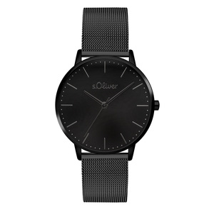 s.Oliver Damen Uhr Armbanduhr Edelstahl  SO-4465-MQ