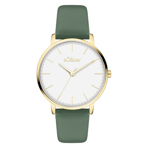 s.Oliver Damen Uhr Armbanduhr Leder SO-4470-LQ 