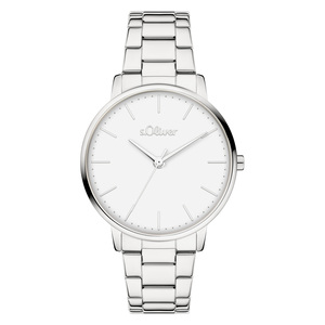 s.Oliver Damen Uhr Armbanduhr Edelstahl SO-4473-MQ