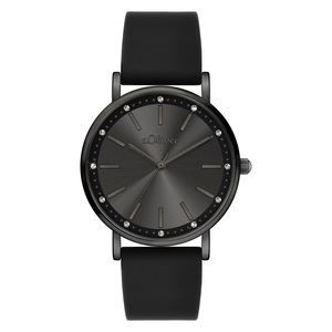 s.Oliver Damen Uhr Armbanduhr Silikon SO-4484-PQ