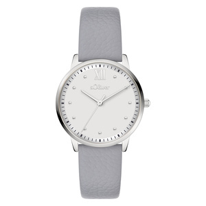 s.Oliver Damen Uhr Armbanduhr Leder SO-4486-LQ