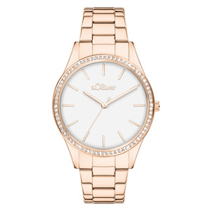 s.Oliver Damen Uhr Armbanduhr Edelstahl SO-4488-MQ
