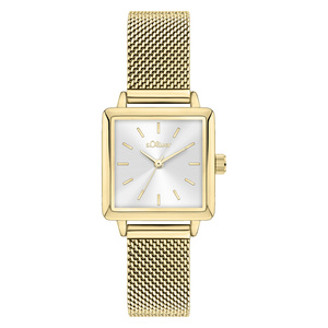 s.Oliver Damen Uhr Armbanduhr Edelstahl SO-4492-MQ