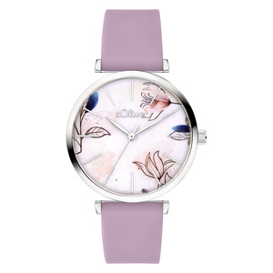 s.Oliver Damen Uhr Armbanduhr Silikon SO-4496-LQ