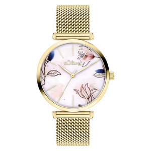 s.Oliver Damen Uhr Armbanduhr Edelstahl SO-4497-MQ