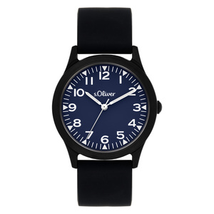 s.Oliver Uhr Kinder-Armbanduhr Jungen Silikon SO-4526-PQ