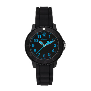 s.Oliver Uhr Kinder-Armbanduhr Silikon Kids Jungen Silikon SO-3917-PQ