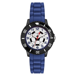 s.Oliver Uhr Kinder-Armbanduhr Silikon Kids Jungen Silikon SO-2589-PQ