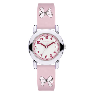 s.Oliver Uhr Kinder-Armbanduhr Kids M�dchen Silikon SO-4509-PQ
