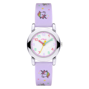 s.Oliver Uhr Kinder-Armbanduhr Kids M�dchen Silikon SO-4509-PQ