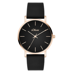 s.Oliver Damen Uhr Armbanduhr Silikon SO-4183-PQ