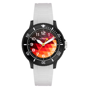 s.Oliver Uhr Kinder-Armbanduhr Silikon Kids Jungen Silikon SO-4502-PQ