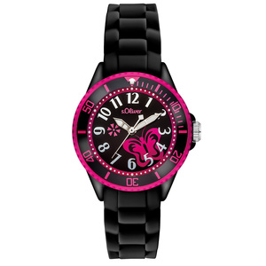 s.Oliver Uhr Kinder-Armbanduhr Silikon Kids M�dchen Silikon SO-2993-PQ