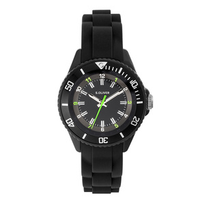 s.Oliver Uhr Kinder-Armbanduhr Silikon Kids Jungen Silikon SO-3636-PQ