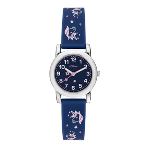 s.Oliver Uhr Kinder-Armbanduhr Kids M�dchen Silikon SO-3915-PQ