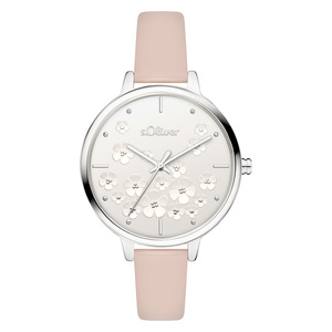 s.Oliver Damen Uhr Armbanduhr Leder SO-4531-LQ