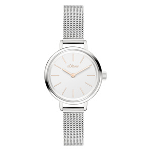 s.Oliver Damen Uhr Armbanduhr Edelstahl SO-4539-MQ