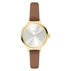s.Oliver Damen Uhr Armbanduhr Leder  SO-4540-LQ