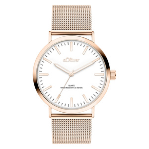 s.Oliver Damen Uhr Armbanduhr Edelstahl SO-4542-MQ
