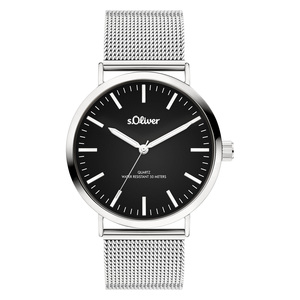 s.Oliver Damen Uhr Armbanduhr Edelstahl SO-4543-MQ