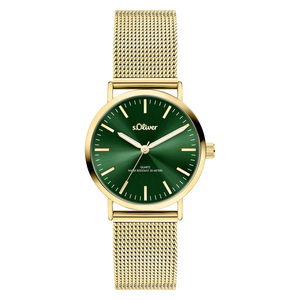 s.Oliver Damen Uhr Armbanduhr Edelstahl SO-4548-MQ