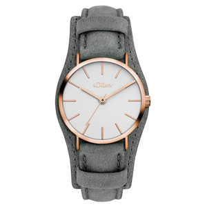 s.Oliver Damen Uhr Armbanduhr Leder SO-4550-LQ